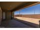 Covered patio overlooking a spacious backyard at 19749 S 231 St. Way, Queen Creek, AZ 85142