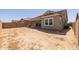 Large backyard with a patio and space for outdoor activities at 19749 S 231 St. Way, Queen Creek, AZ 85142