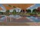Relaxing leisure pool with plenty of seating and shade at 19749 S 231 St. Way, Queen Creek, AZ 85142