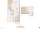 Two-story home floor plan, 2828 sq ft at 19749 S 231 St. Way, Queen Creek, AZ 85142