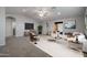 Loft with ceiling fan, carpeted floor, and furniture at 19749 S 231 St. Way, Queen Creek, AZ 85142