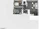Two-bedroom, two-bath floor plan at 19749 S 231 St. Way, Queen Creek, AZ 85142