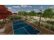 Community tennis and pickleball courts at 19749 S 231 St. Way, Queen Creek, AZ 85142
