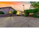 Private backyard basketball court at 3831 E Huber St, Mesa, AZ 85205