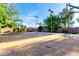 Private backyard basketball court at 3831 E Huber St, Mesa, AZ 85205