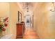 Elegant hallway with arched ceilings and wood floors at 3831 E Huber St, Mesa, AZ 85205