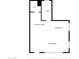 Floor plan of a small home with one bedroom and eat-in kitchen at 3831 E Huber St, Mesa, AZ 85205
