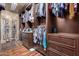 Walk-in closet with ample shelving and hanging space at 3831 E Huber St, Mesa, AZ 85205