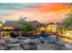 Luxury estate with a large pool and scenic sunset view at 3831 E Huber St, Mesa, AZ 85205