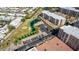 Complex overview showcasing landscaping and pond at 7930 E Camelback Rd # 506, Scottsdale, AZ 85251