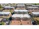 Aerial view of apartment community with tennis courts and swimming pool at 7930 E Camelback Rd # 506, Scottsdale, AZ 85251