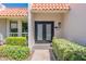 Modern double door entry to a beautiful home at 7113 E Mcdonald Dr, Paradise Valley, AZ 85253