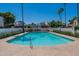 Inviting community pool with ample deck space for lounging at 7113 E Mcdonald Dr, Paradise Valley, AZ 85253