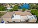 Aerial view highlighting the home's layout and features at 1920 E Schooner Ct, Gilbert, AZ 85234