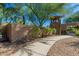 Landscaped entrance walkway to community at 11500 E Cochise Dr # 2011, Scottsdale, AZ 85259