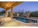 Inviting pool and spa area with a spacious patio, perfect for outdoor entertaining at 9673 E Oberlin Way # 15, Scottsdale, AZ 85262