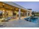 Stunning pool and patio area with views of the surrounding landscape at 9673 E Oberlin Way # 15, Scottsdale, AZ 85262