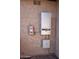 Exterior solar panel system and inverter at 21853 N 261St Ave, Buckeye, AZ 85396