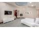 Main bedroom with fireplace, private access, and ensuite bath at 6215 E Turquoise Ave, Paradise Valley, AZ 85253