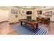 Spacious game room with pool table and bar area at 6215 E Turquoise Ave, Paradise Valley, AZ 85253