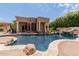 Stunning pool, spa, and waterfall feature at 6215 E Turquoise Ave, Paradise Valley, AZ 85253