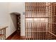Large wine cellar with extensive wooden racking at 6215 E Turquoise Ave, Paradise Valley, AZ 85253