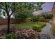 Landscaped backyard with artificial turf and walkway at 6215 E Turquoise Ave, Paradise Valley, AZ 85253