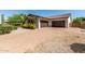 Brick driveway and garage with desert landscaping at 20371 E Calle De Flores --, Queen Creek, AZ 85142