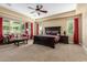 Spacious main bedroom with sitting area and large windows at 20371 E Calle De Flores --, Queen Creek, AZ 85142