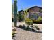 Landscaped front yard with desert plants and gravel at 20371 E Calle De Flores --, Queen Creek, AZ 85142
