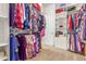Spacious walk-in closet with custom shelving at 20371 E Calle De Flores --, Queen Creek, AZ 85142