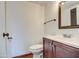 Bathroom with vanity, toilet and mirror at 4443 W Solano S Dr, Glendale, AZ 85301