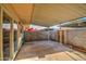 Covered patio with concrete flooring and gate at 4443 W Solano S Dr, Glendale, AZ 85301