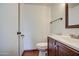 Bathroom with vanity, toilet and mirror at 4443 W Solano S Dr, Glendale, AZ 85301