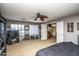 Bright bedroom with plenty of natural light and access to a loft area at 16612 N 151St Ln, Surprise, AZ 85374