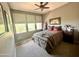 Cozy bedroom with a comfortable bed and plenty of natural light at 20100 N 78Th Pl # 3090, Scottsdale, AZ 85255