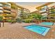 Community pool and hot tub with plenty of seating at 7137 E Rancho Vista Dr # 7008, Scottsdale, AZ 85251