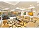Spacious living area with modern furniture and large windows at 7137 E Rancho Vista Dr # 7008, Scottsdale, AZ 85251