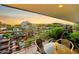 Private balcony overlooking the complex and mountains at 7137 E Rancho Vista Dr # 7008, Scottsdale, AZ 85251