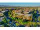 Aerial view of the complex, showcasing its modern architecture and surrounding landscape at 7137 E Rancho Vista Dr # 7008, Scottsdale, AZ 85251