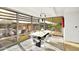 Bright dining area with large windows and modern table and chairs at 7137 E Rancho Vista Dr # 7008, Scottsdale, AZ 85251
