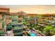 Luxury complex with resort-style pool and lush landscaping at 7137 E Rancho Vista Dr # 7008, Scottsdale, AZ 85251