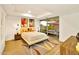 Main bedroom with plush bed and access to balcony at 7137 E Rancho Vista Dr # 7008, Scottsdale, AZ 85251