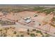 Aerial view of property showing home and land boundaries at 3510 S Verbena Rd, Casa Grande, AZ 85193