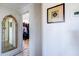 A view down a hallway featuring a full-length mirror at 3510 S Verbena Rd, Casa Grande, AZ 85193