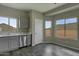 Eat-in kitchen with corner window and view at 22378 W Gamble Ln, Wittmann, AZ 85361