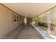 Covered patio provides shaded outdoor space at 8125 E Billings St, Mesa, AZ 85207