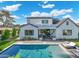Luxury backyard oasis featuring a large pool and patio furniture at 4007 E Montecito Ave, Phoenix, AZ 85018