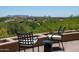Patio with seating area and scenic mountain views at 9975 E Broken Spur Dr, Scottsdale, AZ 85262