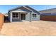 New construction home with a large backyard at 16911 W Siesta Way, Goodyear, AZ 85338